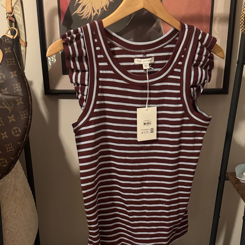 Striped Sleeveless Tank Top